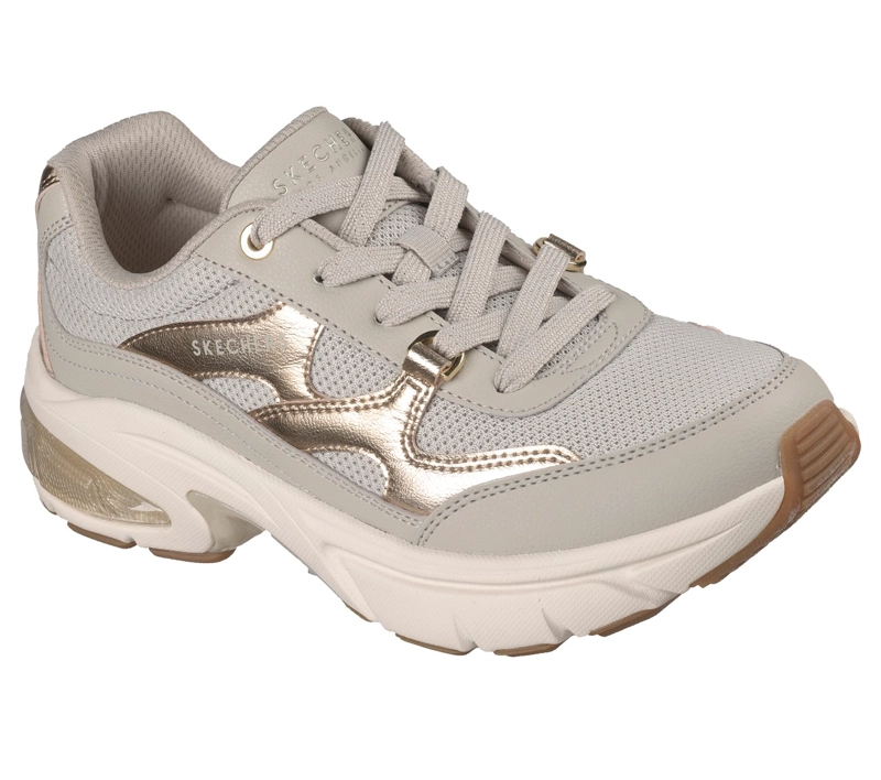 ZAPATILLAS MUJER SHADOW BEIGE SKECHERS - 4