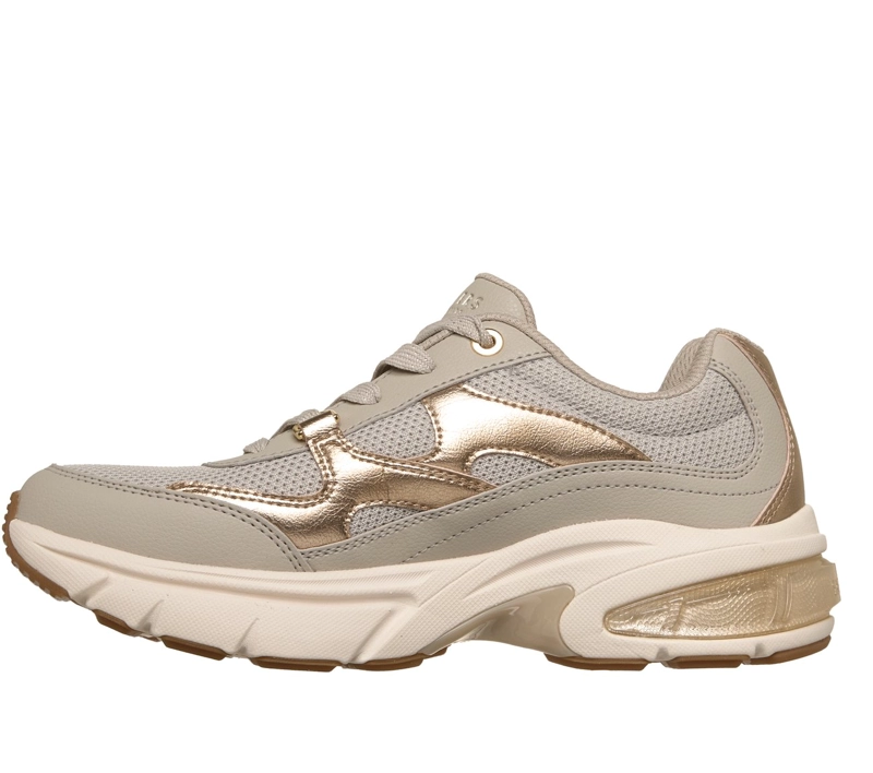 ZAPATILLAS MUJER SHADOW BEIGE SKECHERS - 6