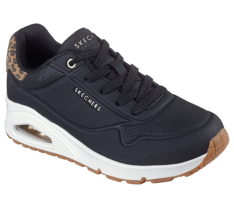 ZAPATILLAS MUJER UNO JUNGLE NITE NEGRO SKECHERS - 4