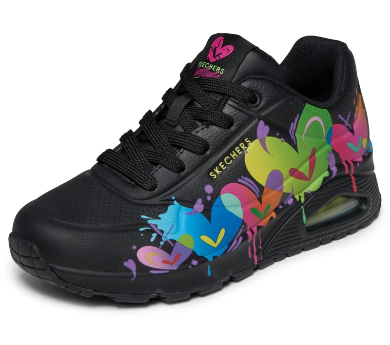 ZAPATILLAS MUJER UNO JASON NAYLOR NEGRO SKECHERS - 5