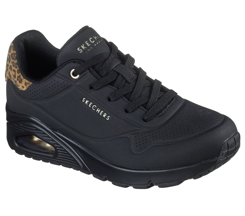 ZAPATILLAS MUJER UNO JUNGLE NITE NEGRO SKECHERS - 4