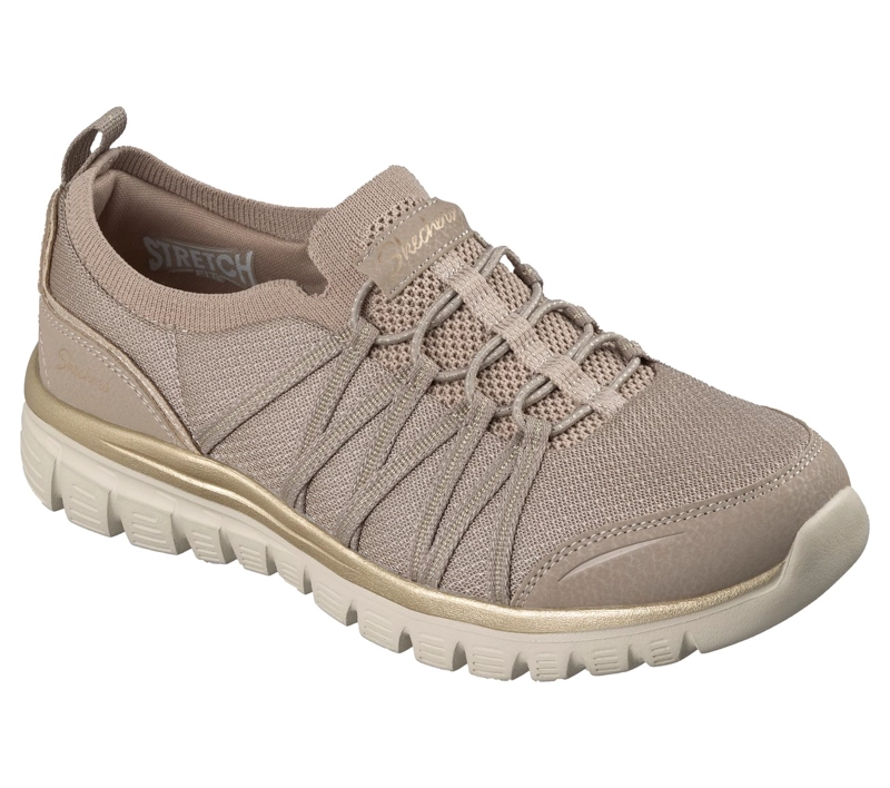 ZAPATILLAS MUJER GRACEFUL PURECRUSH BEIGE SKECHERS - 4