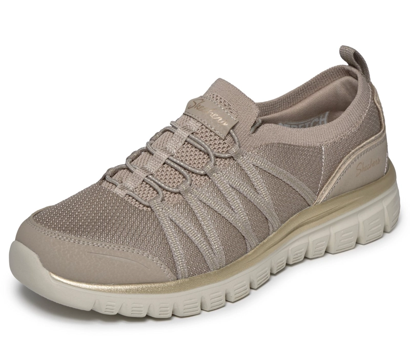 ZAPATILLAS MUJER GRACEFUL PURECRUSH BEIGE SKECHERS - 5