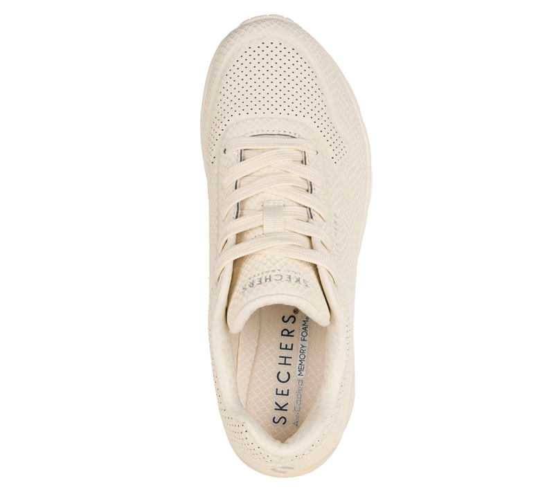 ZAPATILLAS MUJER UNO SHINY SCALE BEIGE SKECHERS - 2