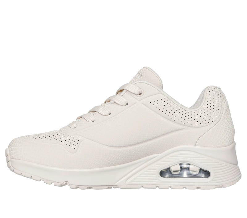 ZAPATILLAS MUJER UNO SHINY SCALE BEIGE SKECHERS - 5