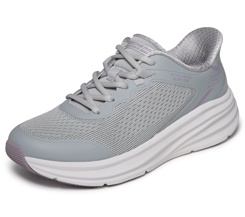 ZAPATILLAS MUJER SLIP-INS BOBS SKILLZ CELESTE GRIS SKECHERS - 5