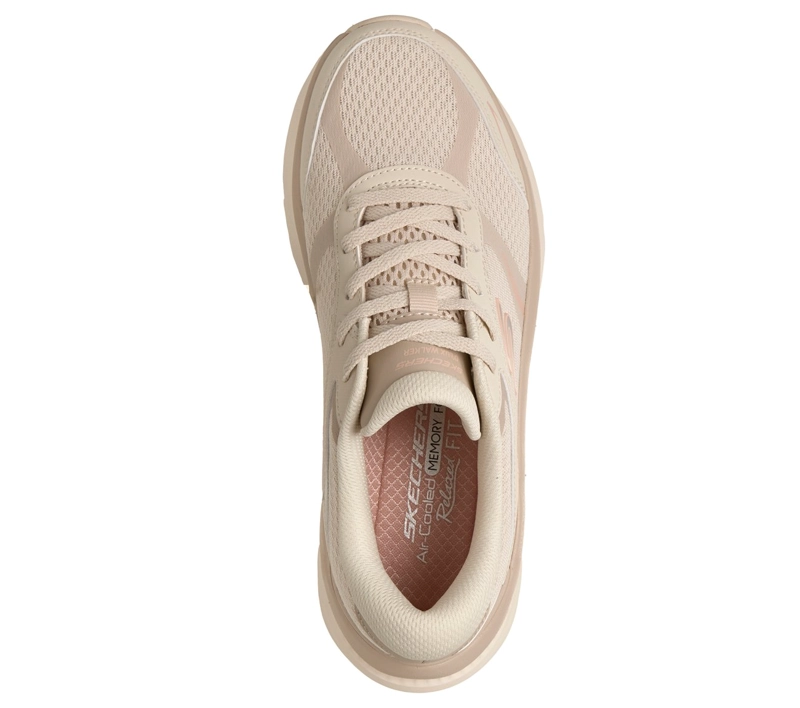 ZAPATILLAS MUJER D'LUX WALKER 3.0 BEIGE SKECHERS - 2