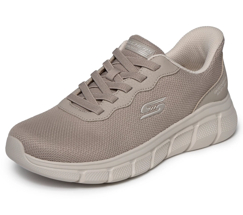 ZAPATILLAS MUJER SLIP-INS BOBS B FLEX GRIS SKECHERS - 3