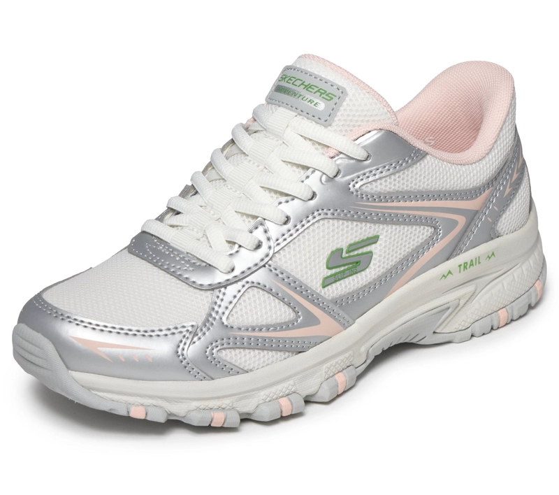 ZAPATILLAS MUJER SLIP-INS HILLCREST PLATEADO SKECHERS - 5
