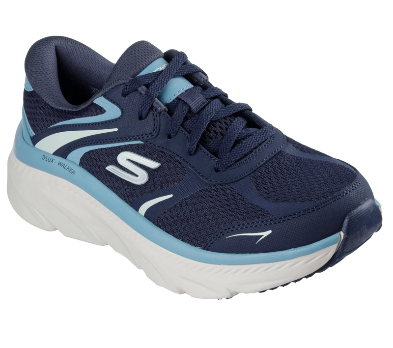 ZAPATILLAS MUJER D'LUX WALKER 3.0 AZUL SKECHERS - 4