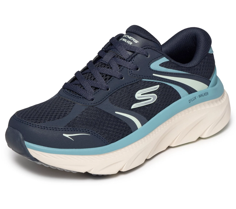 ZAPATILLAS MUJER D'LUX WALKER 3.0 AZUL SKECHERS - 5