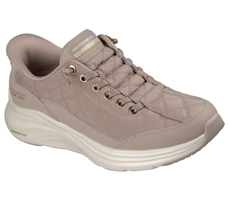 ZAPATILLAS MUJER SLIP-INS CONTOURFOAM GOLDEN H GRIS SKECHERS - 3