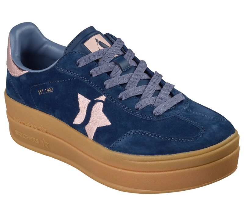 ZAPATILLAS MUJER ACADEMY HI ELEVATED ESSENCE AZUL SKECHERS - 4