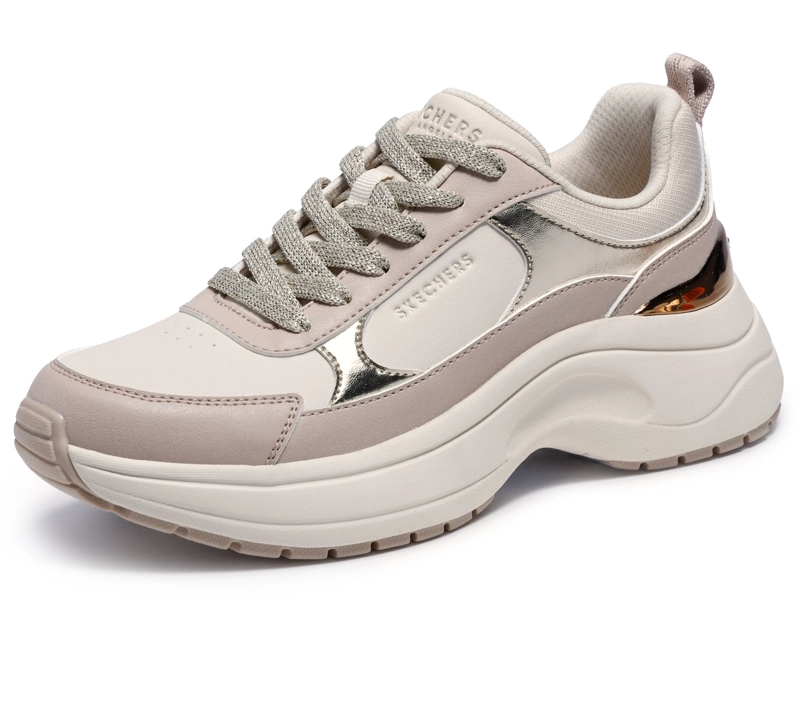 ZAPATILLAS MUJER HAZEL 2 STUNNING YOU BEIGE SKECHERS - 5