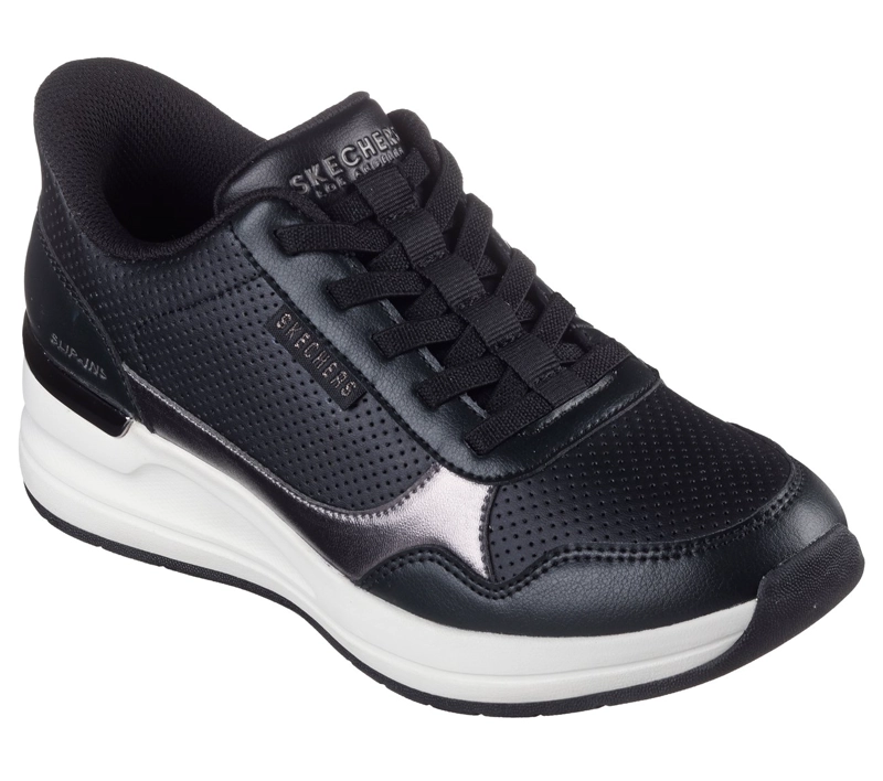 ZAPATILLAS MUJER SLIP-INS BILLION 2 TOP-TIER NEGRO SKECHERS - 2