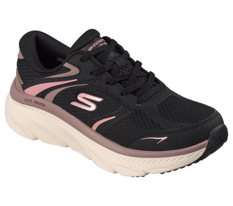 ZAPATILLAS MUJER D'LUX WALKER 3.0 NEGRO SKECHERS - 4