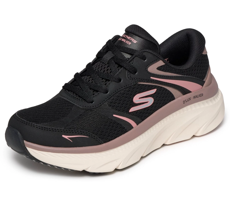 ZAPATILLAS MUJER D'LUX WALKER 3.0 NEGRO SKECHERS - 5