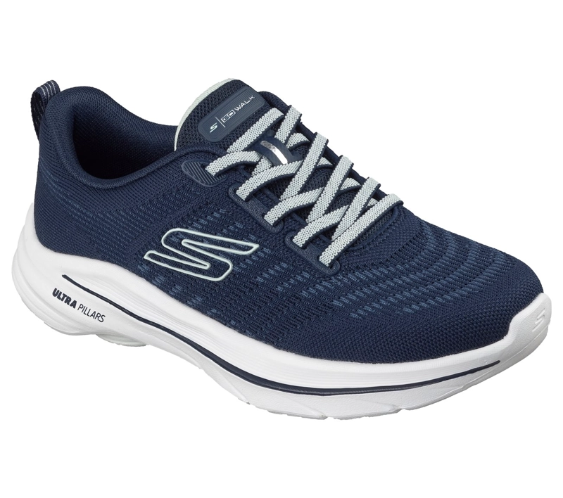ZAPATILLAS MUJER GO WALK 8 BRITT AZUL SKECHERS - 4