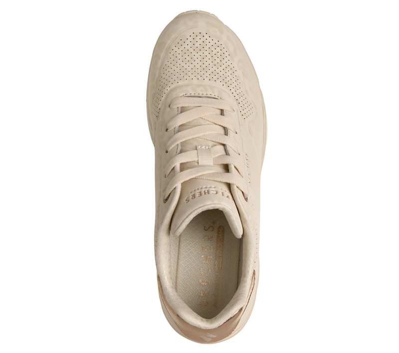 ZAPATILLAS MUJER UNO WEDGE SAFARI DAZE BEIGE SKECHERS - 2