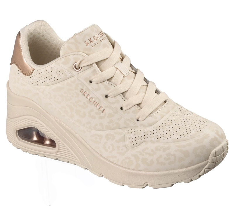 ZAPATILLAS MUJER UNO WEDGE SAFARI DAZE BEIGE SKECHERS - 4