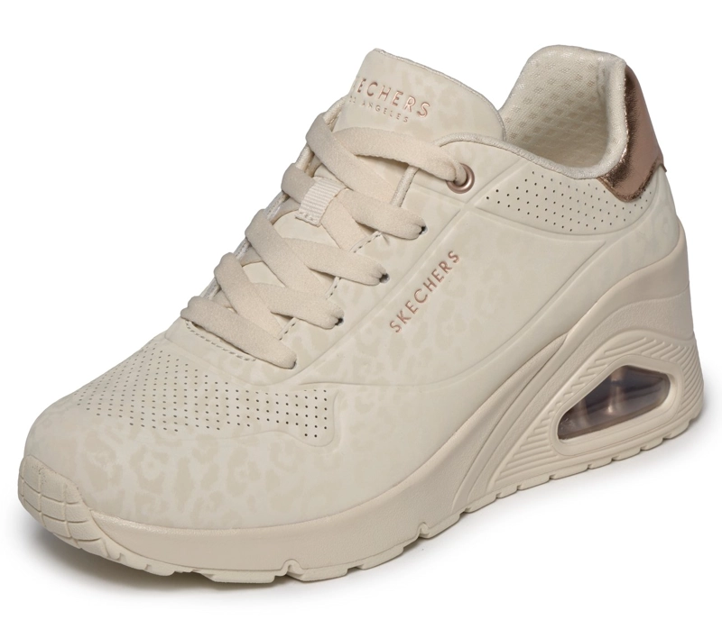 ZAPATILLAS MUJER UNO WEDGE SAFARI DAZE BEIGE SKECHERS - 5