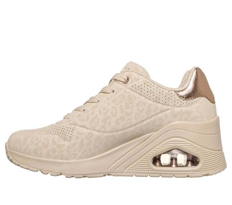 ZAPATILLAS MUJER UNO WEDGE SAFARI DAZE BEIGE SKECHERS - 6