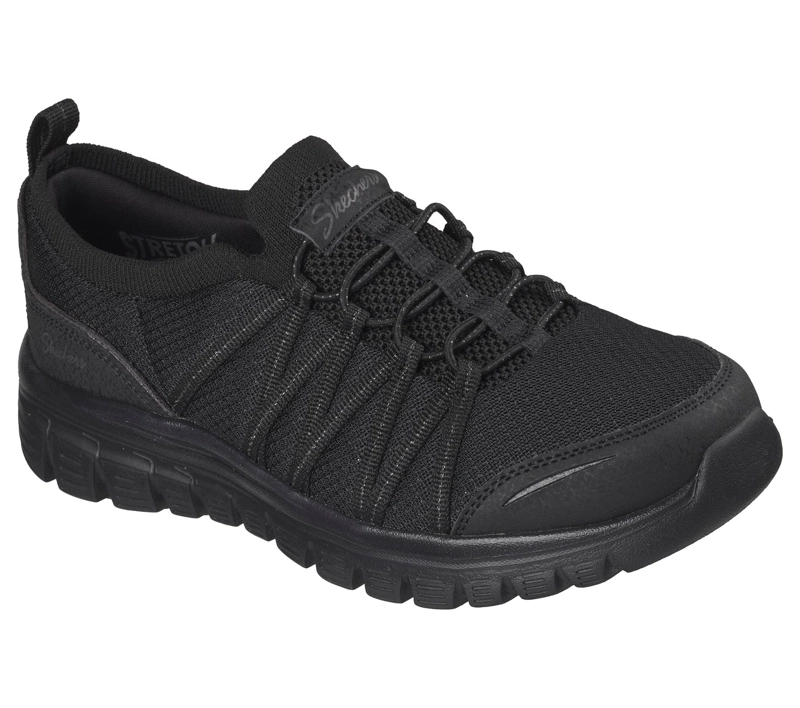 ZAPATILLAS MUJER GRACEFUL PURECRUSH NEGRO SKECHERS - 4