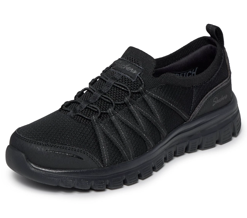 ZAPATILLAS MUJER GRACEFUL PURECRUSH NEGRO SKECHERS - 5
