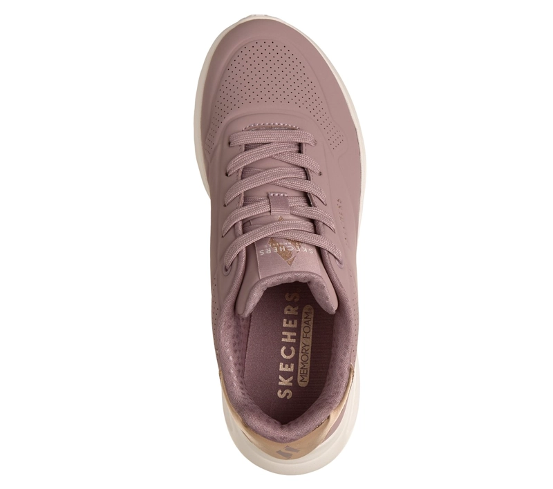 ZAPATILLAS MUJER UNO LITE SHIMMER ALONG MALVA SKECHERS - 2