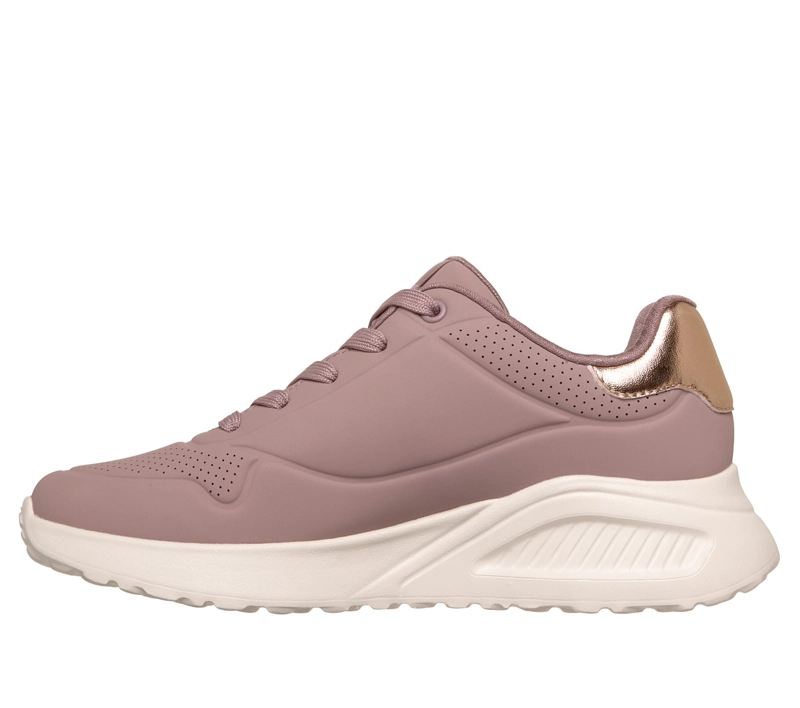 ZAPATILLAS MUJER UNO LITE SHIMMER ALONG MALVA SKECHERS - 6