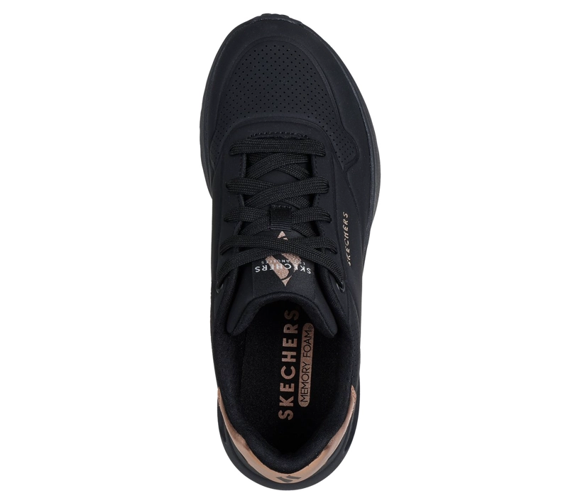 ZAPATILLAS MUJER UNO LITE SHIMMER ALONG NEGRO SKECHERS - 2