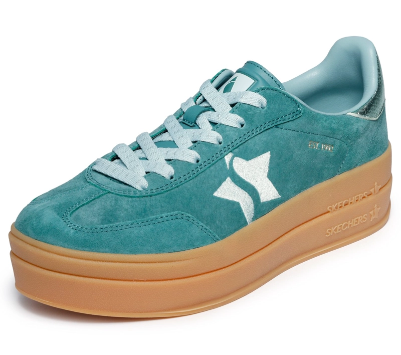 ZAPATILLAS MUJER ACADEMY HI ELEVATED ESSENCE VERDE SKECHERS - 5
