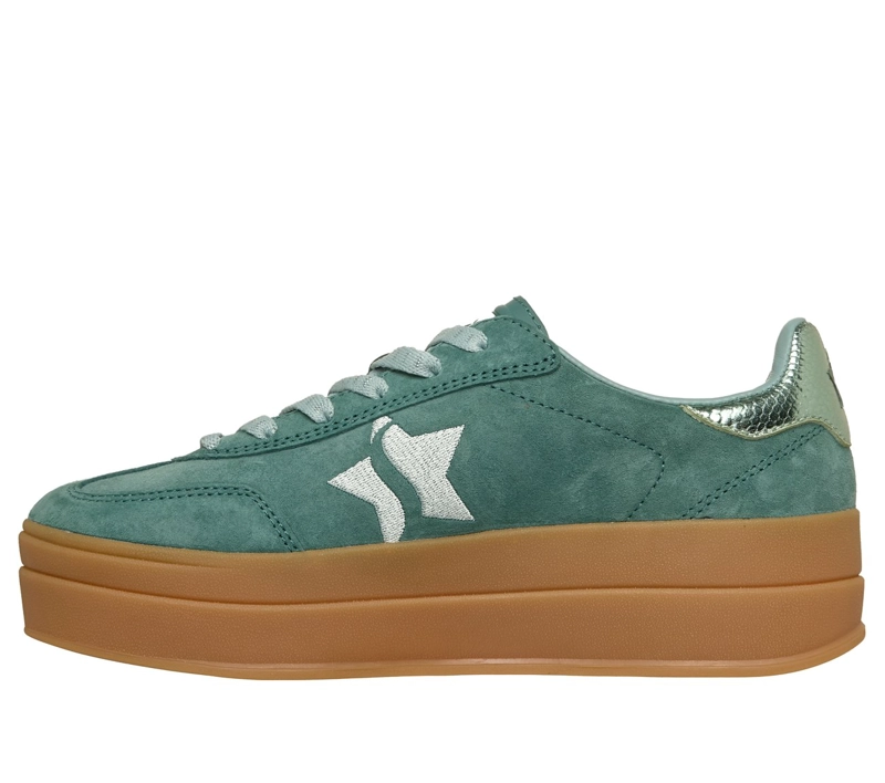 ZAPATILLAS MUJER ACADEMY HI ELEVATED ESSENCE VERDE SKECHERS - 6
