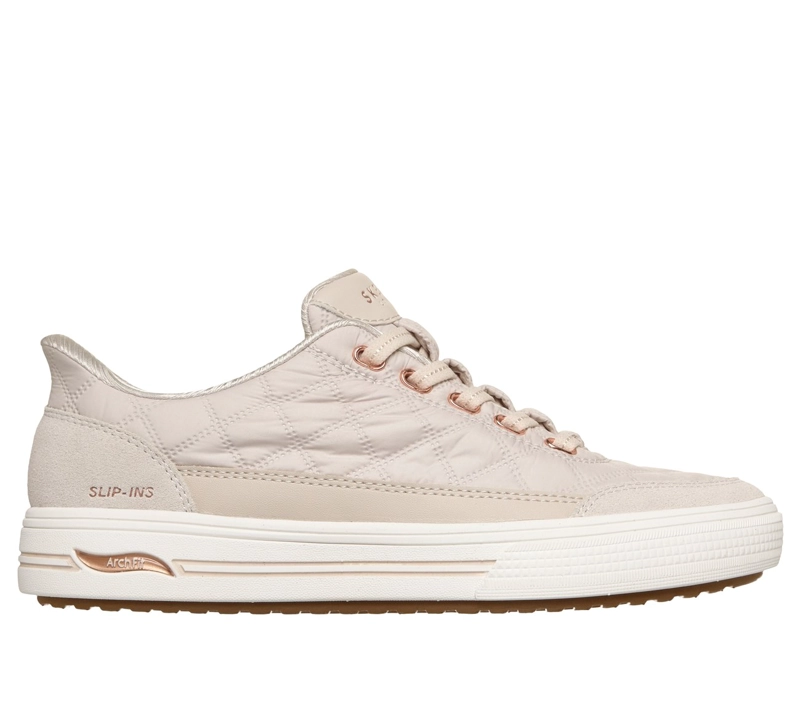ZAPATILLAS MUJER SLIP-INS AF ARCADE CUDDLE S BEIGE SKECHERS - 1