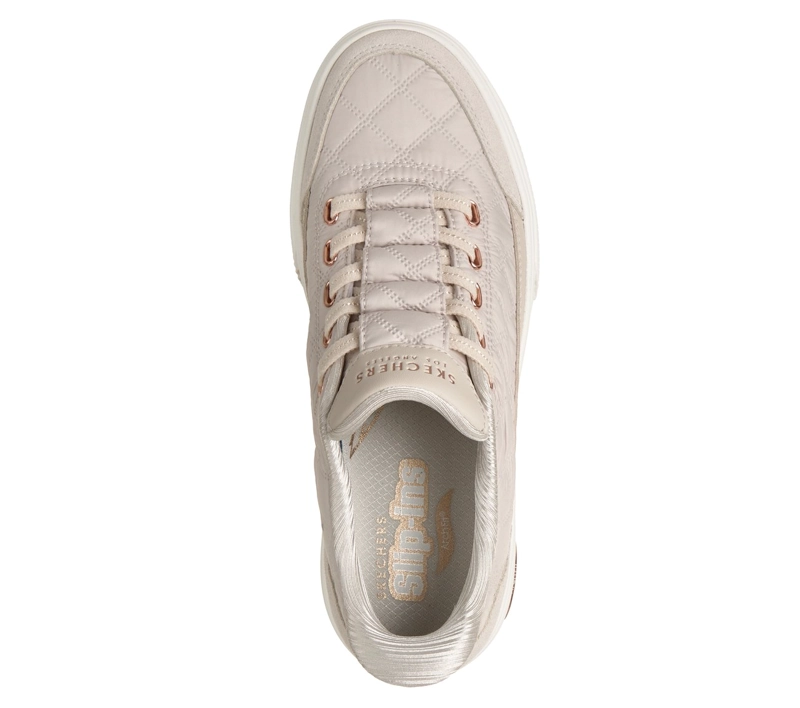 ZAPATILLAS MUJER SLIP-INS AF ARCADE CUDDLE S BEIGE SKECHERS - 2