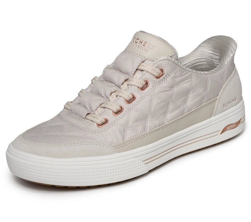 ZAPATILLAS MUJER SLIP-INS AF ARCADE CUDDLE S BEIGE SKECHERS - 5