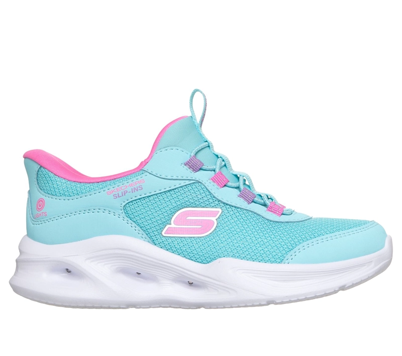 ZAPATILLAS NIÑA SLIP-INS SOLA GLOW CELESTE SKECHERS - 1