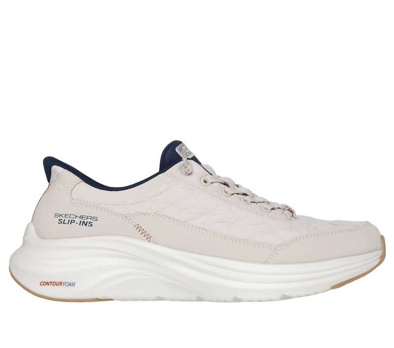 ZAPATILLAS HOMBRE SLIP-INS C-FOAM COZY FIT BEIGE SKECHERS - 1