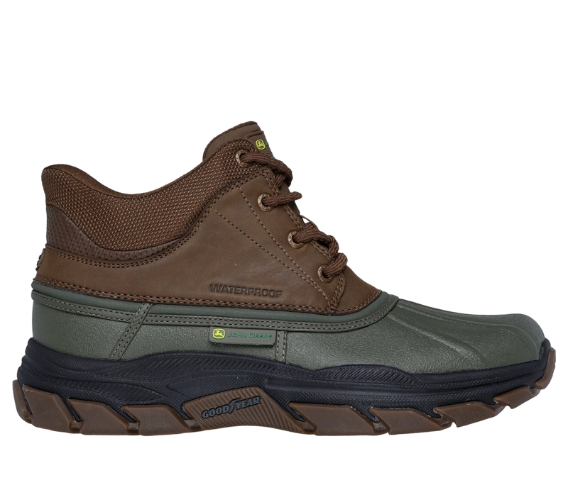 BOTINES HOMBRE SLIP-INS RESPECTED SWAMPER CAFE  OL SKECHERS - 1