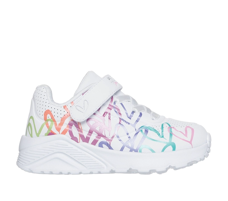 ZAPATILLAS NIÑA UNO LITE L-METALLIC-SHINE BLANCO SKECHERS - 1
