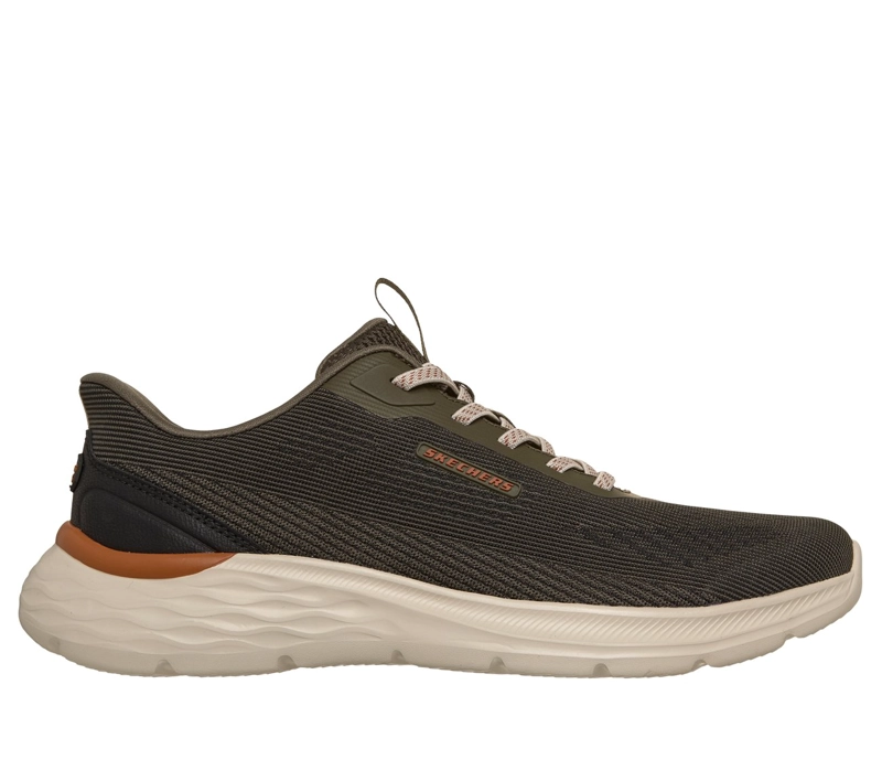 ZAPATILLAS HOMBRE SLIP-INS GARNER VERDE OLIVA SKECHERS - 1