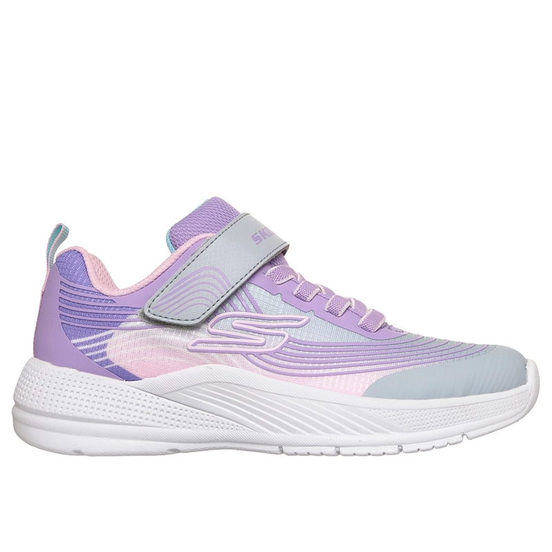 ZAPATILLAS SKECHERS NIÑA MICROSPEC ADVANCE GRIS - 1