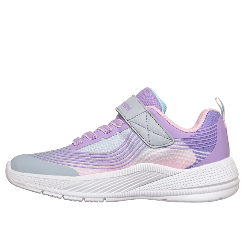 ZAPATILLAS SKECHERS NIÑA MICROSPEC ADVANCE GRIS - 4