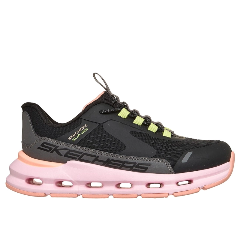 ZAPATILLAS SKECHERS NIÑA SLIP-INS GLIDE-STEP + NEGRO - 1