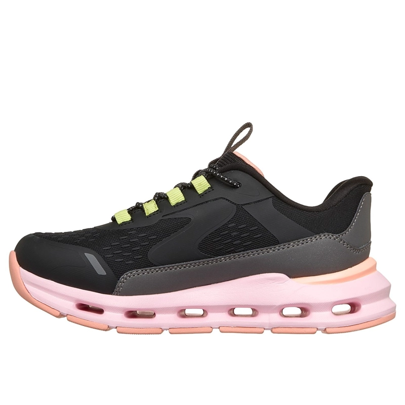ZAPATILLAS SKECHERS NIÑA SLIP-INS GLIDE-STEP + NEGRO - 4