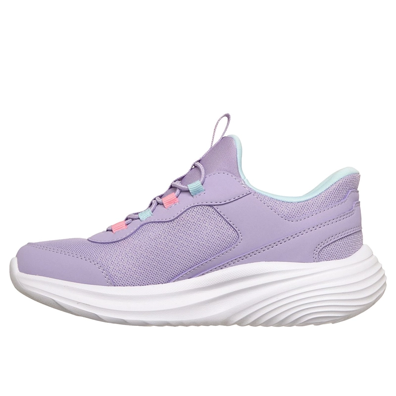 ZAPATILLAS SKECHERS NIÑA SLIP-INS BOUNDER PRO MORADO - 4