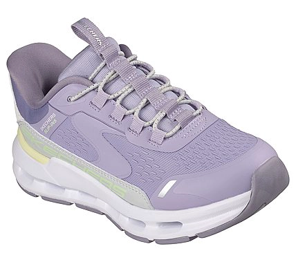 ZAPATILLAS SKECHERS NIÑA SLIP-INS GLIDE-STEP + MORADO - 4