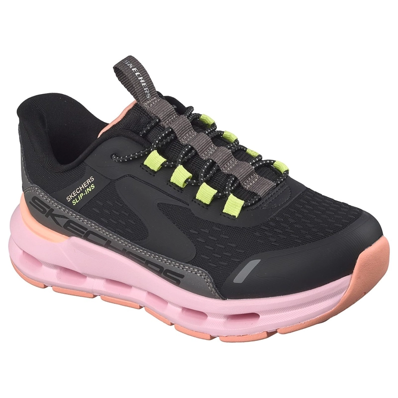 ZAPATILLAS SKECHERS NIÑA SLIP-INS GLIDE-STEP + NEGRO - 5