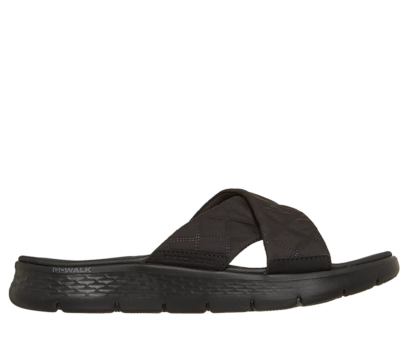 SANDALIAS SKECHERS MUJER GO WALK FLEX SANDAL NEGRO - 1