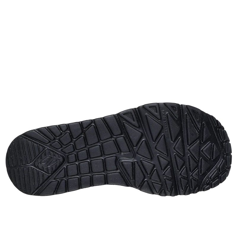 SANDALIAS SKECHERS NIÑA JGOLDCROWN UNO LITE SANDAL NEGRO - 3